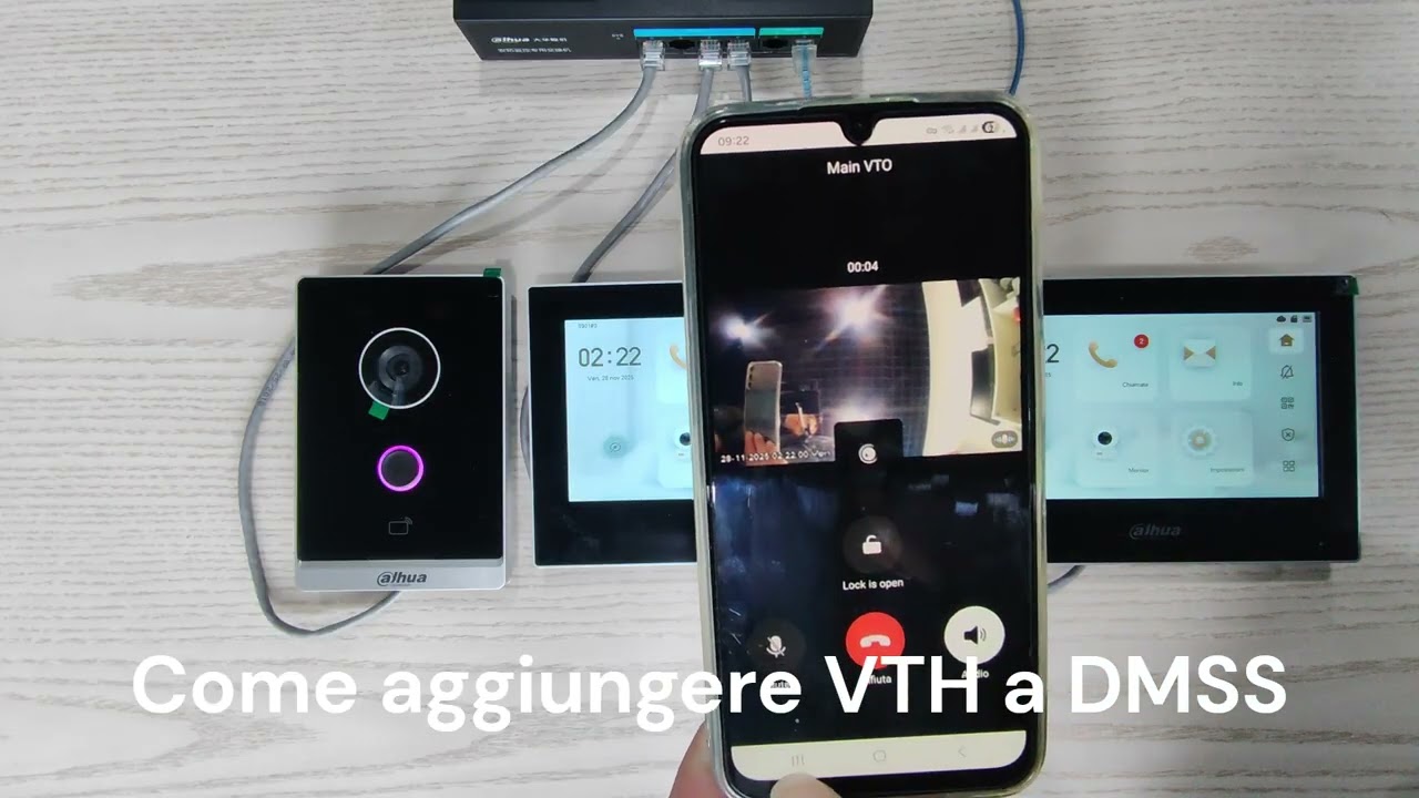 Come configurare VTO2211G-WP e VTH2621GW affinch&eacute; funzionino insieme / nuovo