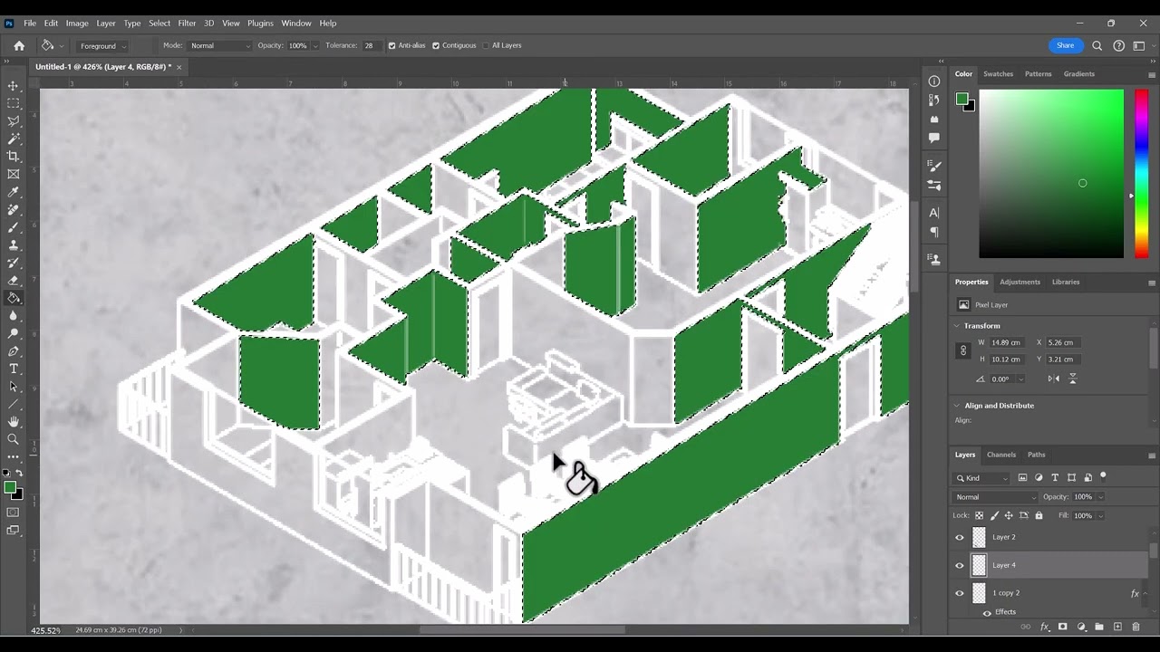 آموزش ساخت دیاگرام انفجاری فوق‌حرفه‌ای در فتوشاپ | Exploded Diagram Tutorial
