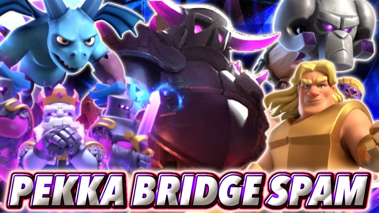 PEKKA BRIDGE SPAM with Minions😉