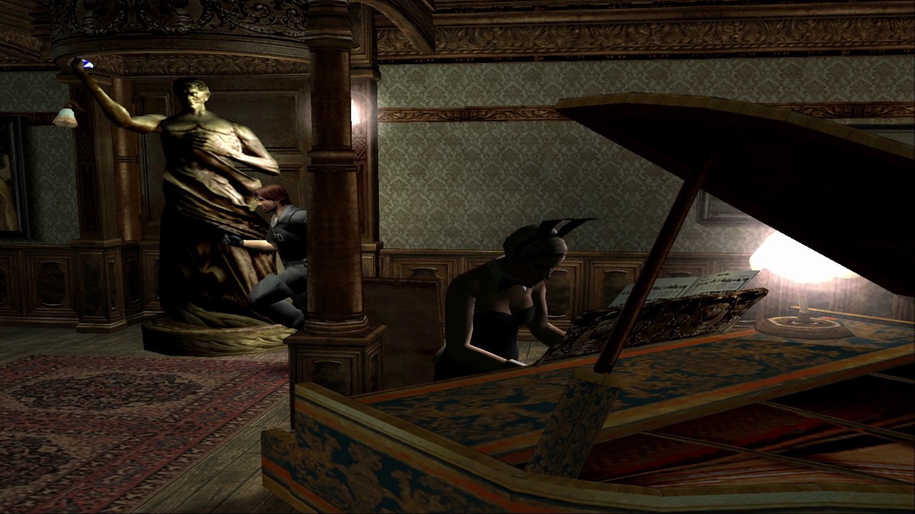 Resident Evil Outbreak - Cindy Plays the Piano (HAPPY NEW YEAR! 2019)