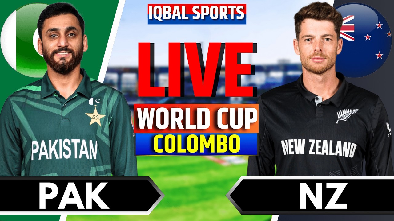 Pakistan vs New Zealand ,, T20 World Cup | Live Cricket Match Today | PAK vs NZ Live | Iqbal Sports