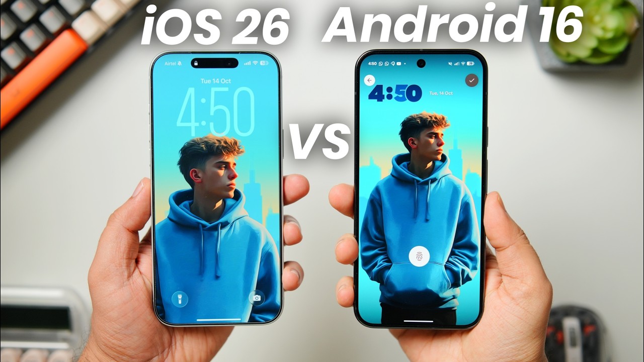 iOS 26 vs Android 16 - Liquid Glass or Material 3 Expressive, Which is Better?