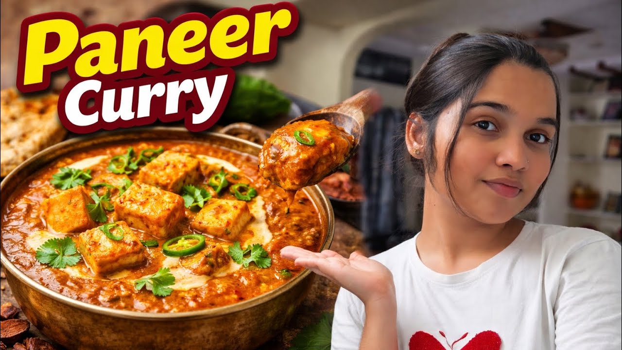 Easy & Delicious Paneer Curry Recipe 🤤| Cooking Tutorial | Aishu Vlogs 