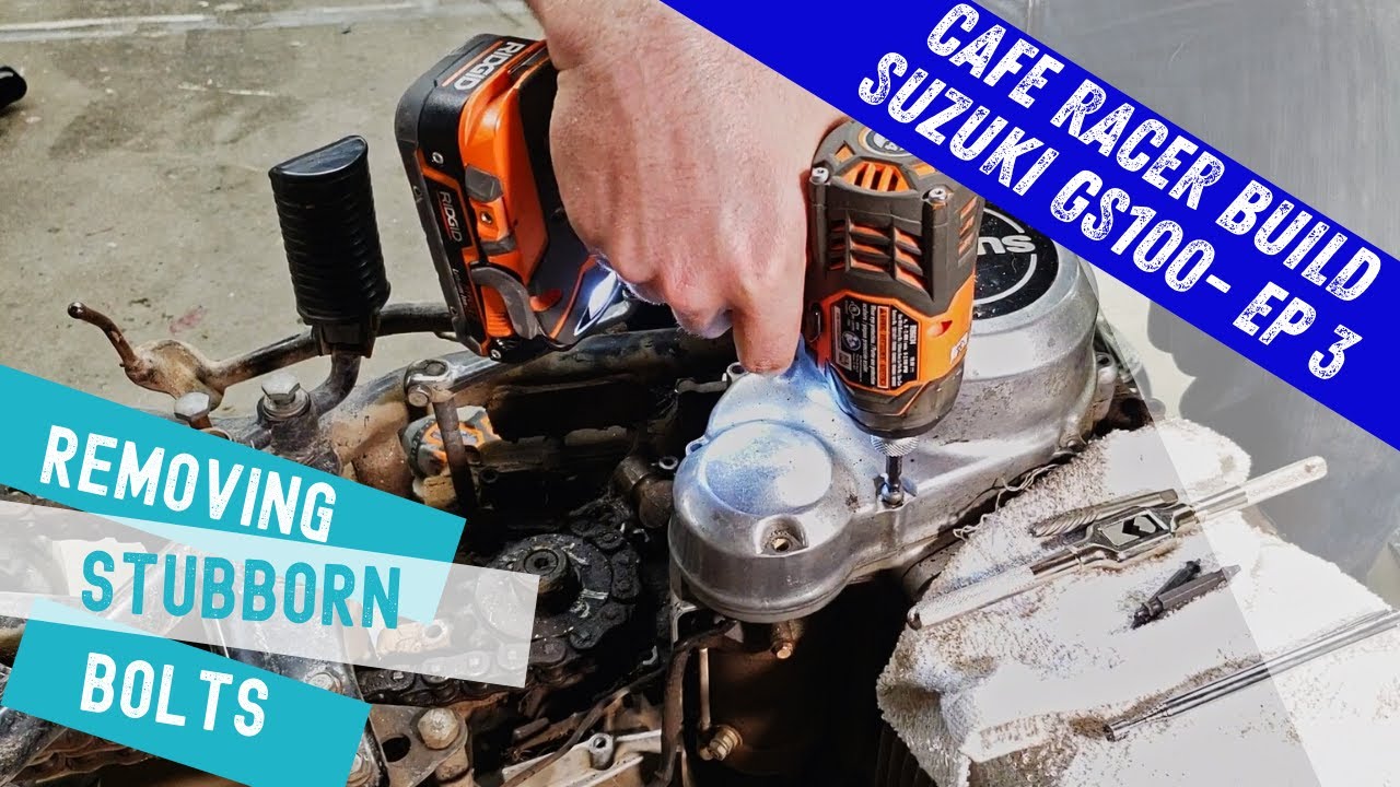 Cafe Racer Build Suzuki GS1000-Ep. 3- Removing Stubborn Bolts