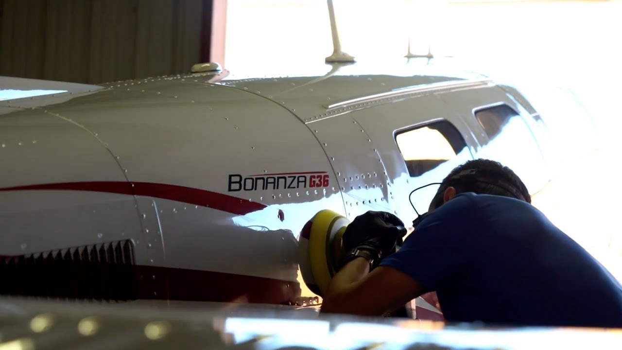 Beechcraft Bonanza G36 Single-Step Paint Correction and Ceramic Coating