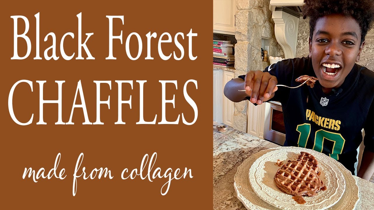 Black Forest CHAFFLES made from collagen