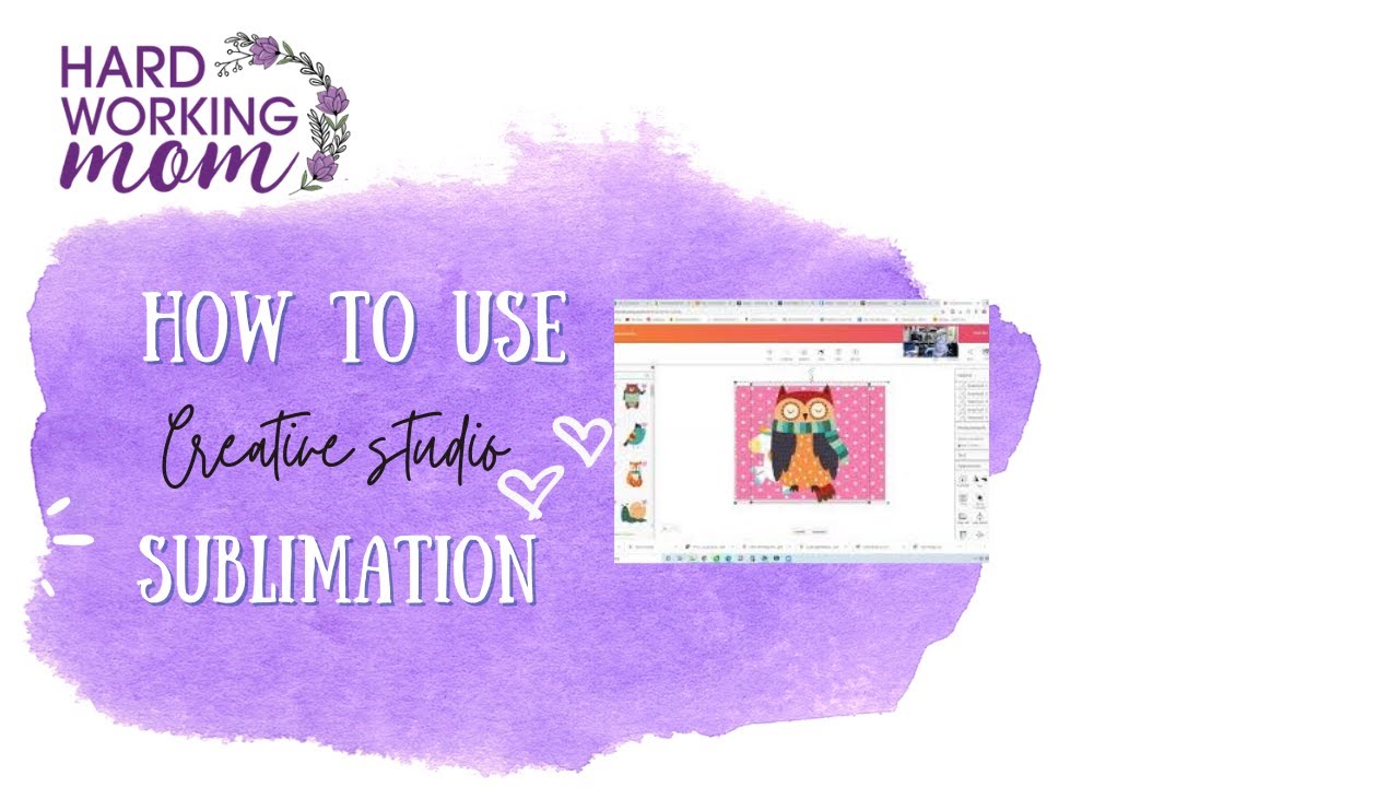 How to use creative studio with the Sawgrass sublimation printer