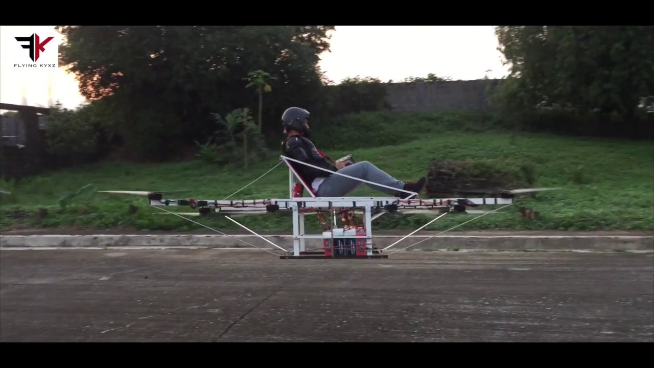 Real Flying Manned Drone Multicopter