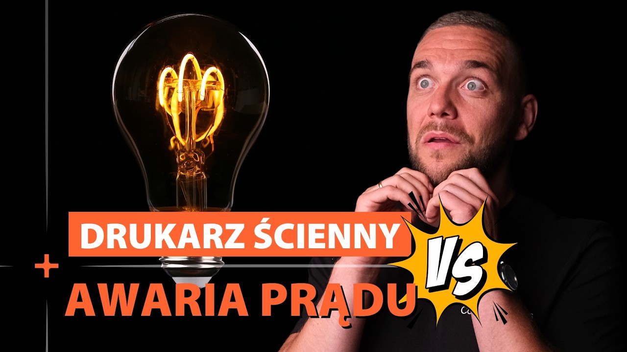 ZGASŁO ŚWIATŁO! Co robić, gdy jest AWARIA PRĄDU podczas drukowania na ścianach? | wall printers⁺