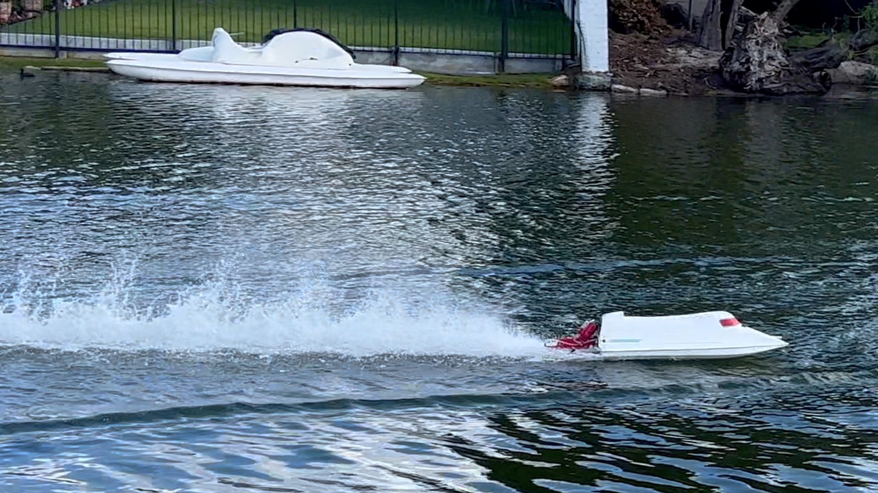 YPC Fast Electric rc Outboard - Water cooling and esc test cont.