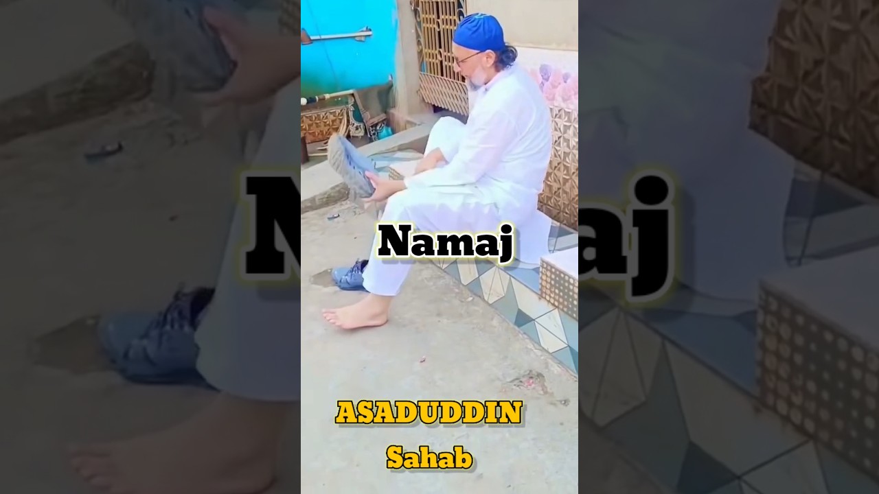 SubhanAllah! Asaduddin Owaisi Sahab Namaz Se Pehle Wuzu Karte Hue | Dekhiye Imaan Ka Khoobsurat