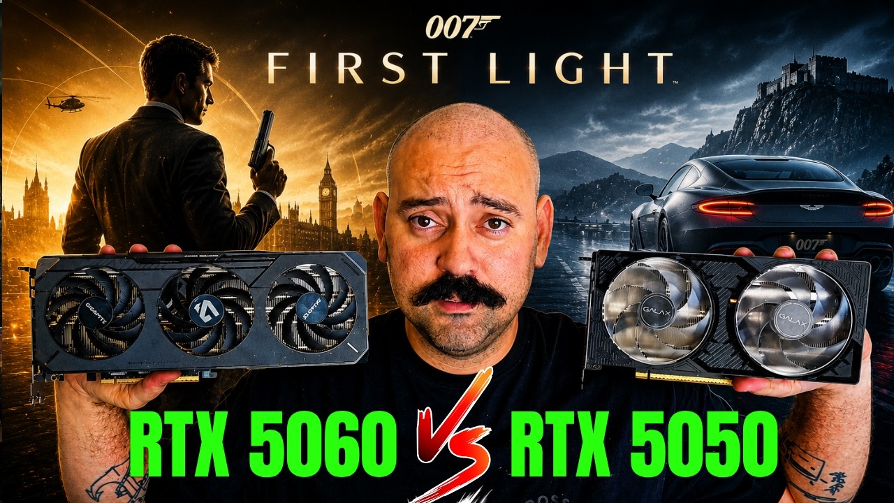 RTX 5060 + RTX 5050 IN 4K 007 FIRST LIGHT!