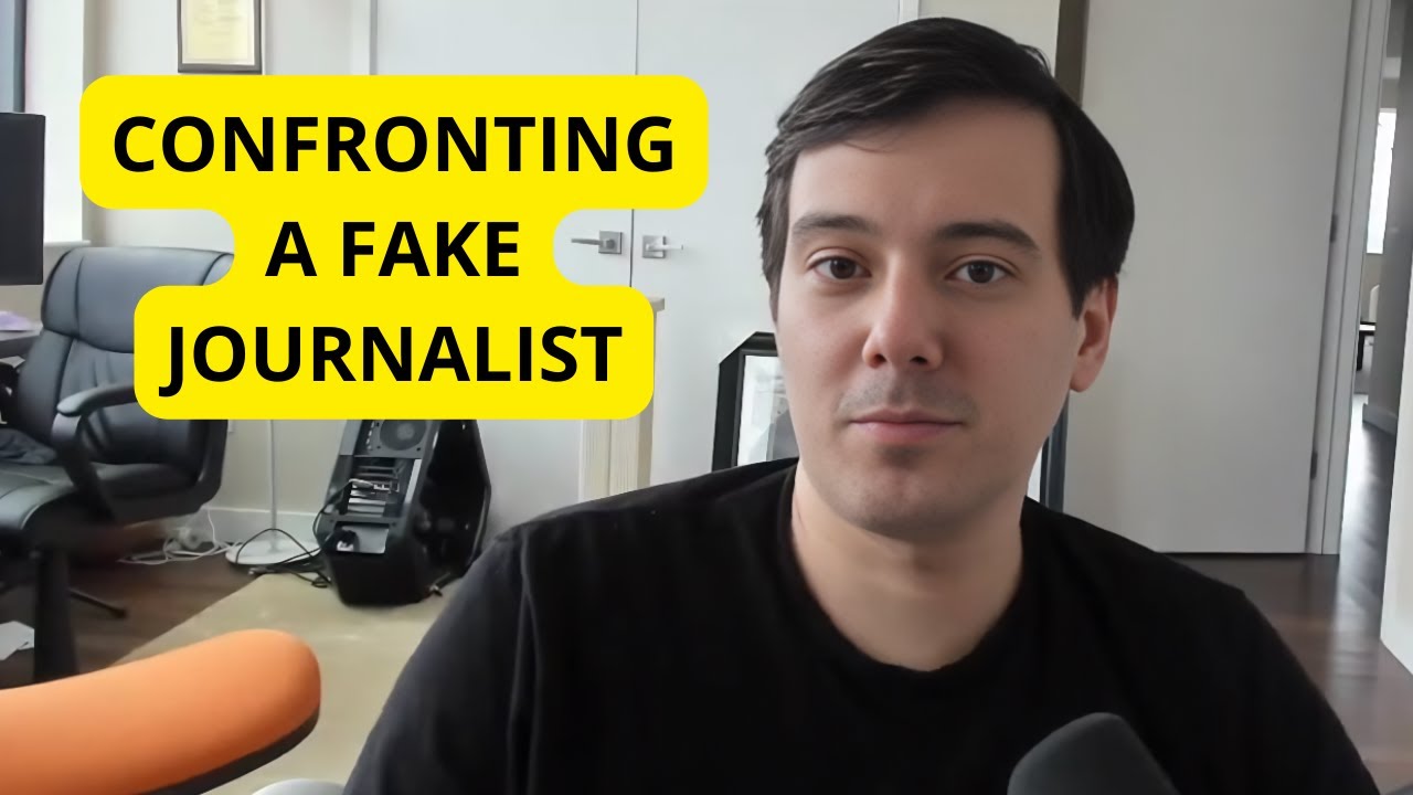 Martin Shkreli Confronts Journalist For Writing Fake Articles About Him