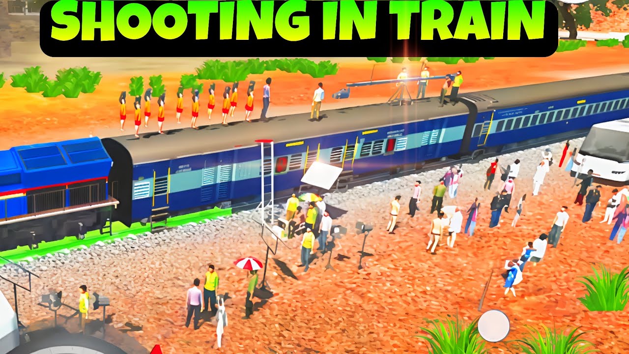 Shooting In Running Train | Indian Train Simulator Game | Train Simulator | Railwork Simulator | STG
