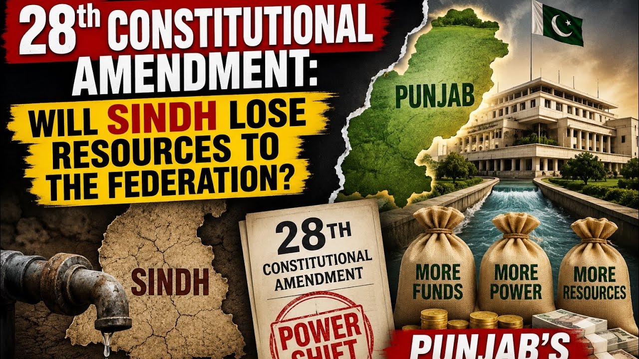 28th Constitutional Amendment: Will Sindh Lose Resources to the Federation? | Punjab's Benefit