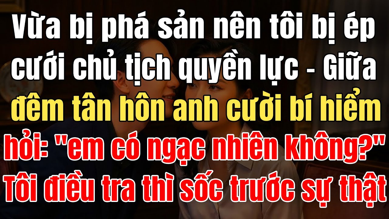 Vì Phá Sản Nên Tôi Bị Ép Cưới Chủ Tịch QuyềnLực, Đêm Tân Hôn Anh Cười Bí Hiểm: "Em Có Ngạc Nhiên Ko?