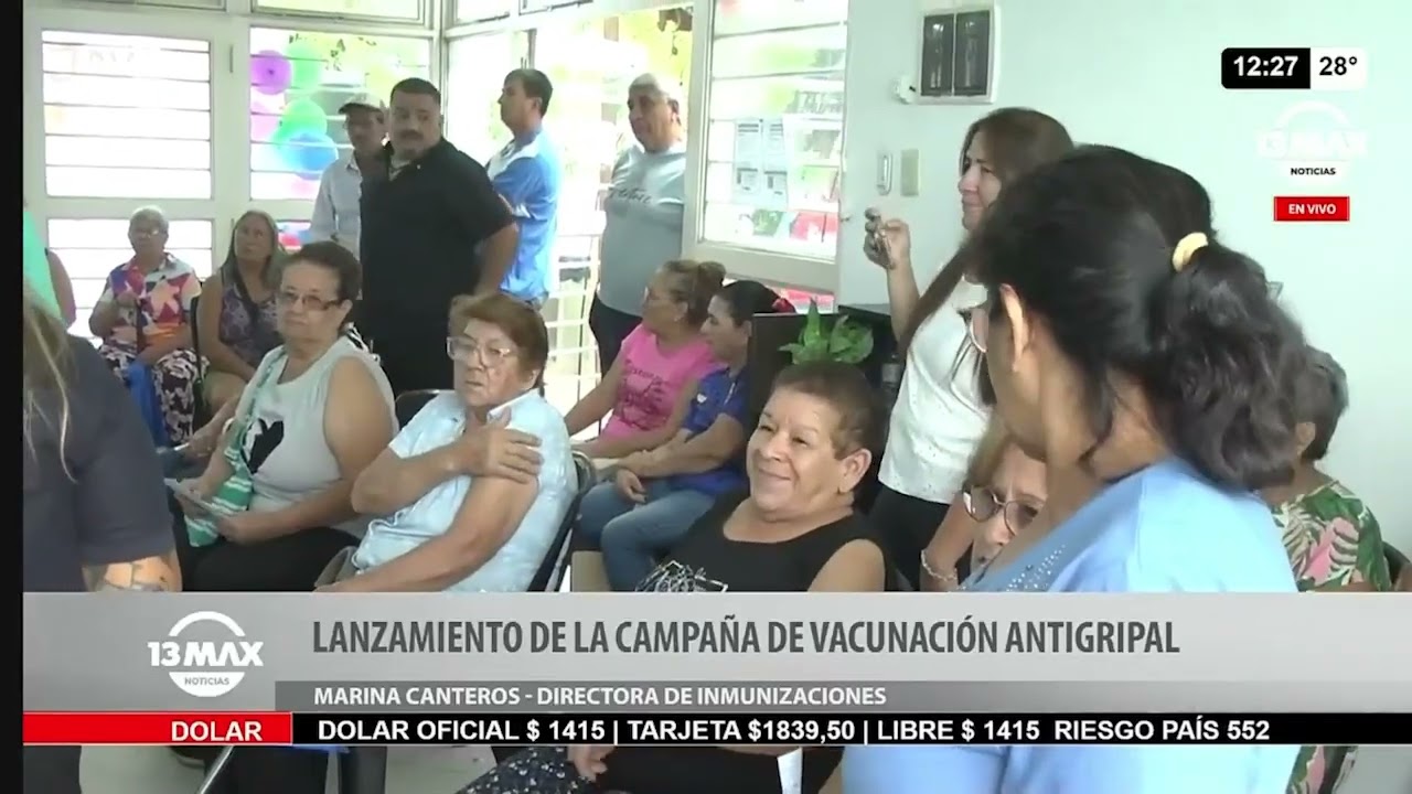 Lanzamiento de la campaña de vacunación antigripal - Marina Canteros