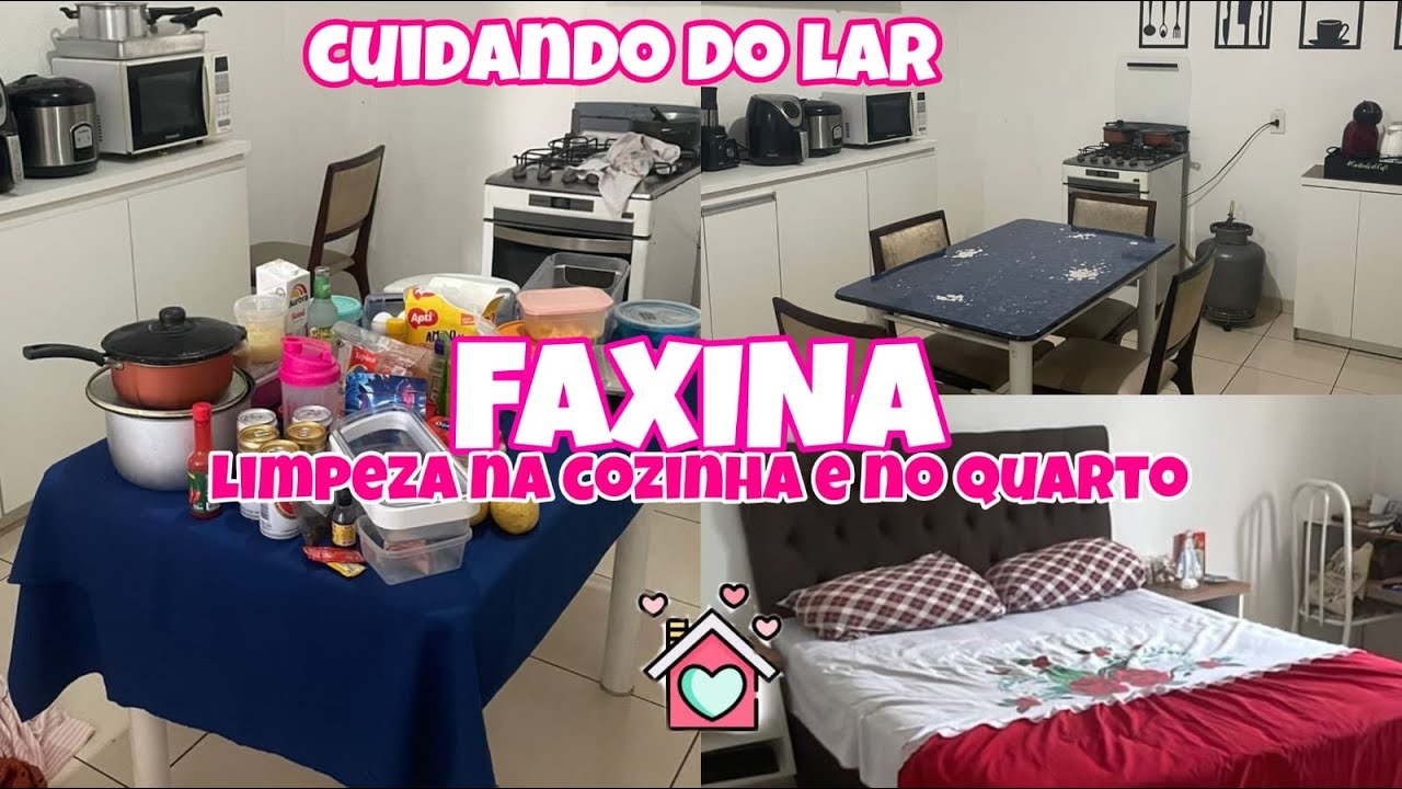 FAXINA NA COZINHA  E NO QUARTO |LAVEI A GELADEIRA #donadecasa #organização #faxinadiaria #casalimpa 