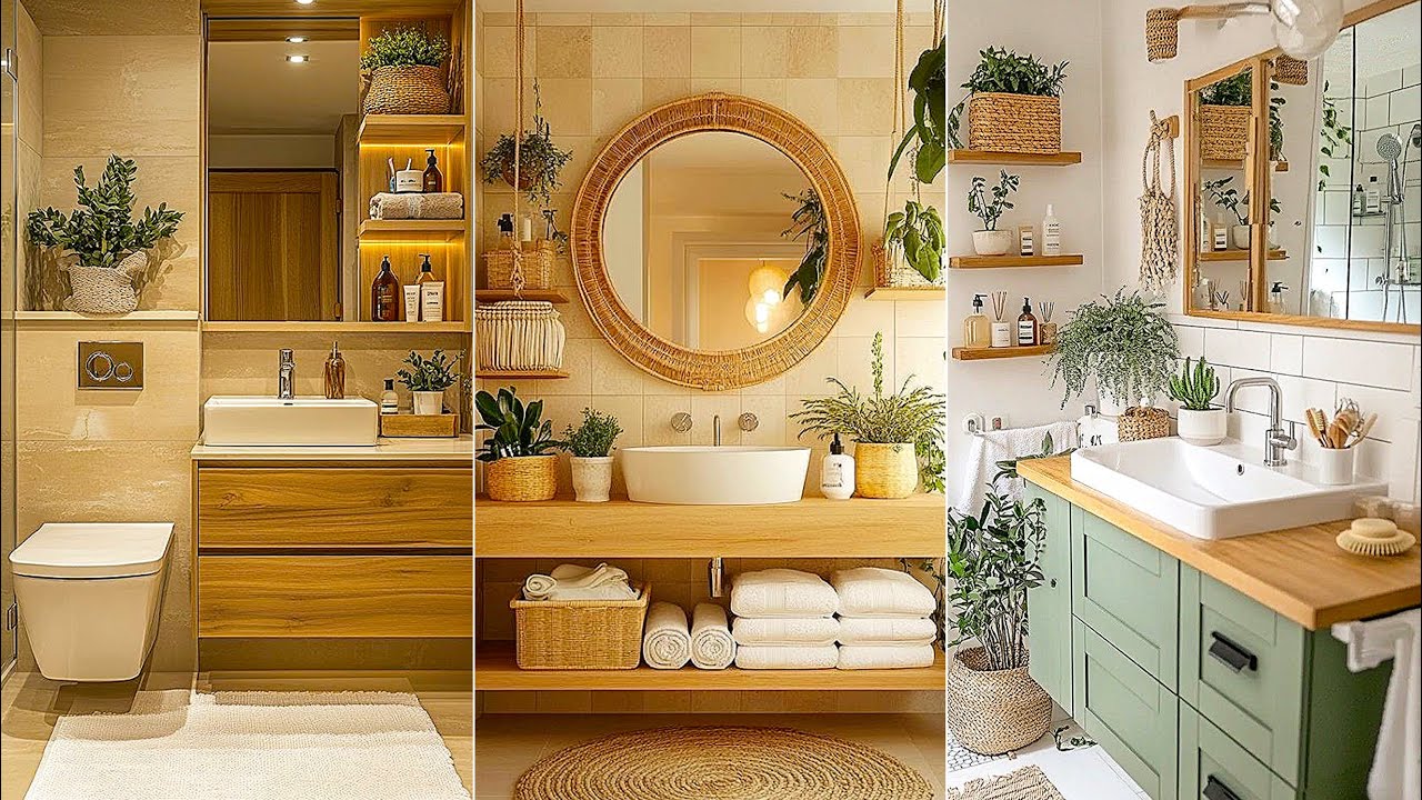 Top 100 Bohemian Bathroom Design Trends 2025 Stylish Vanity Units, Tiles & Soft Lighting Decor