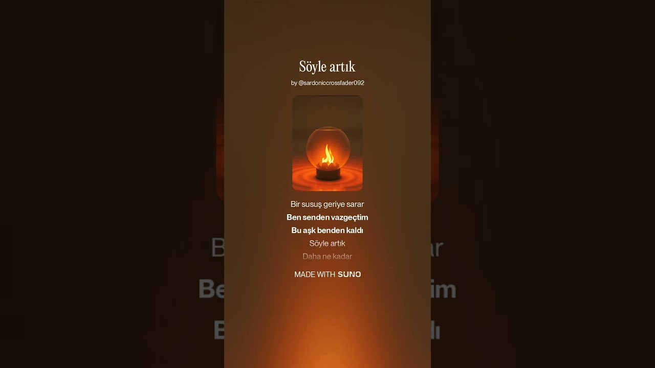 Serhan ERKANLI - Söyle Artık