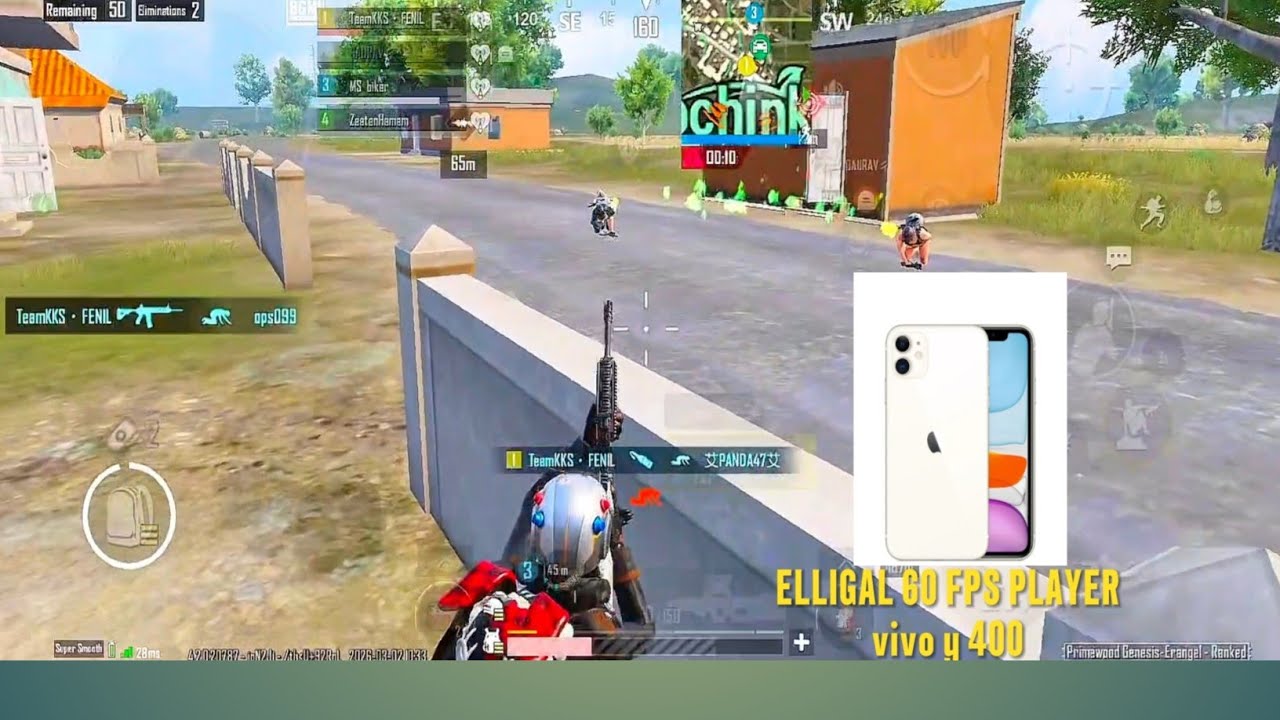 ELLIGAL 60 FPS PLAYER 🔱 VIVO Y 400 