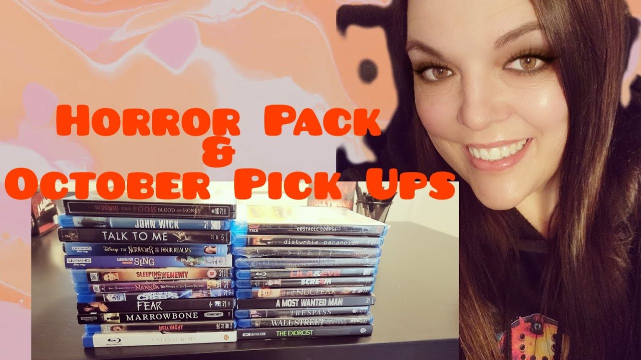Horror Pack & October Pick Ups **I've hit 200 Subscribers***  😀