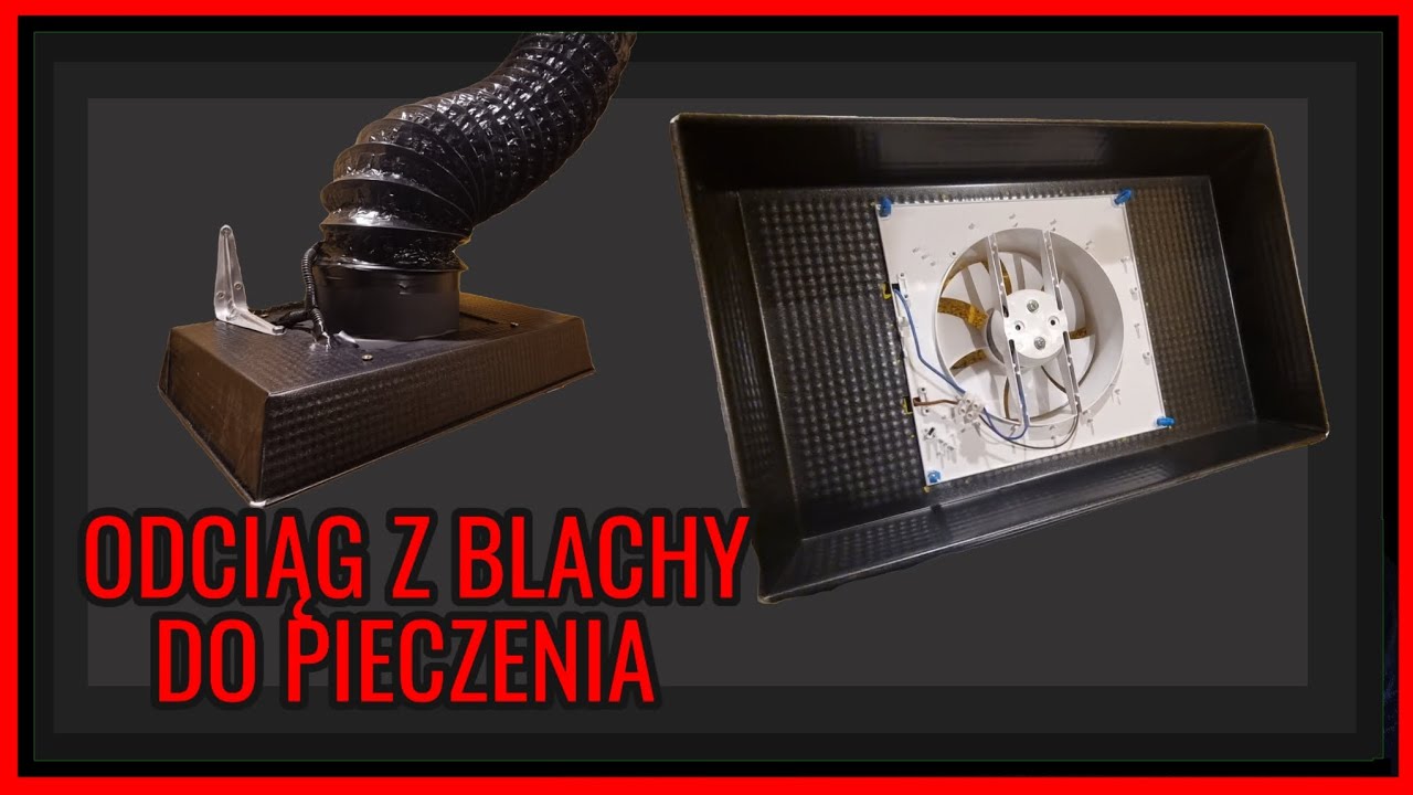 Odciąg z blachy do pieczenia 
