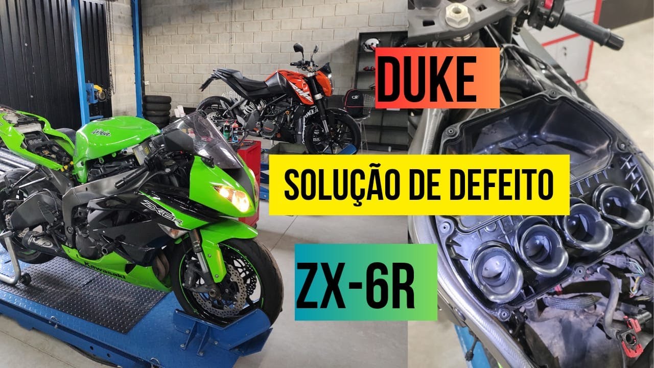 Solução de defeito Kawasaki ZX-6R, moto apaga e não liga mais! KTM Duke 200. Válvula termostática.