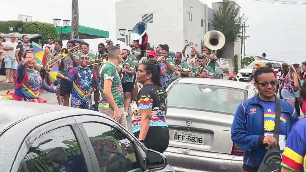 Zé matuto gravando o bloco de Zé pro Luca em Bom Conselho