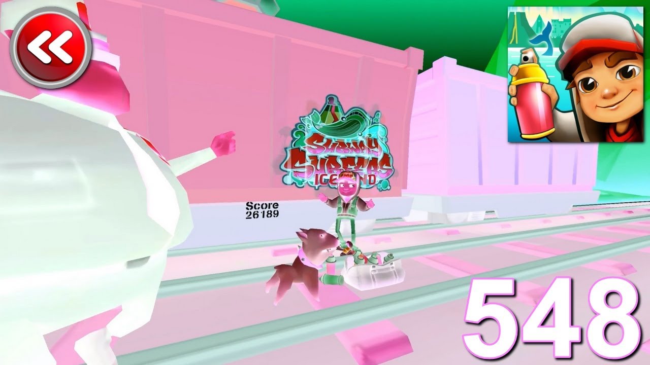 Subway Surfers - Iceland - Jake - Reverse Invert Colors Episode 548