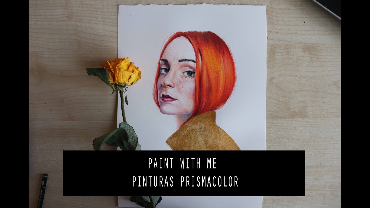 PAINT WITH ME prismacolor + proceso creativo | Celia Gallego