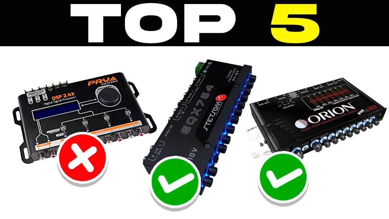 TOP 5 BEST EQUALIZERS for SUBWOOFER 2026 | CAR AUDIO EQ on AMAZON