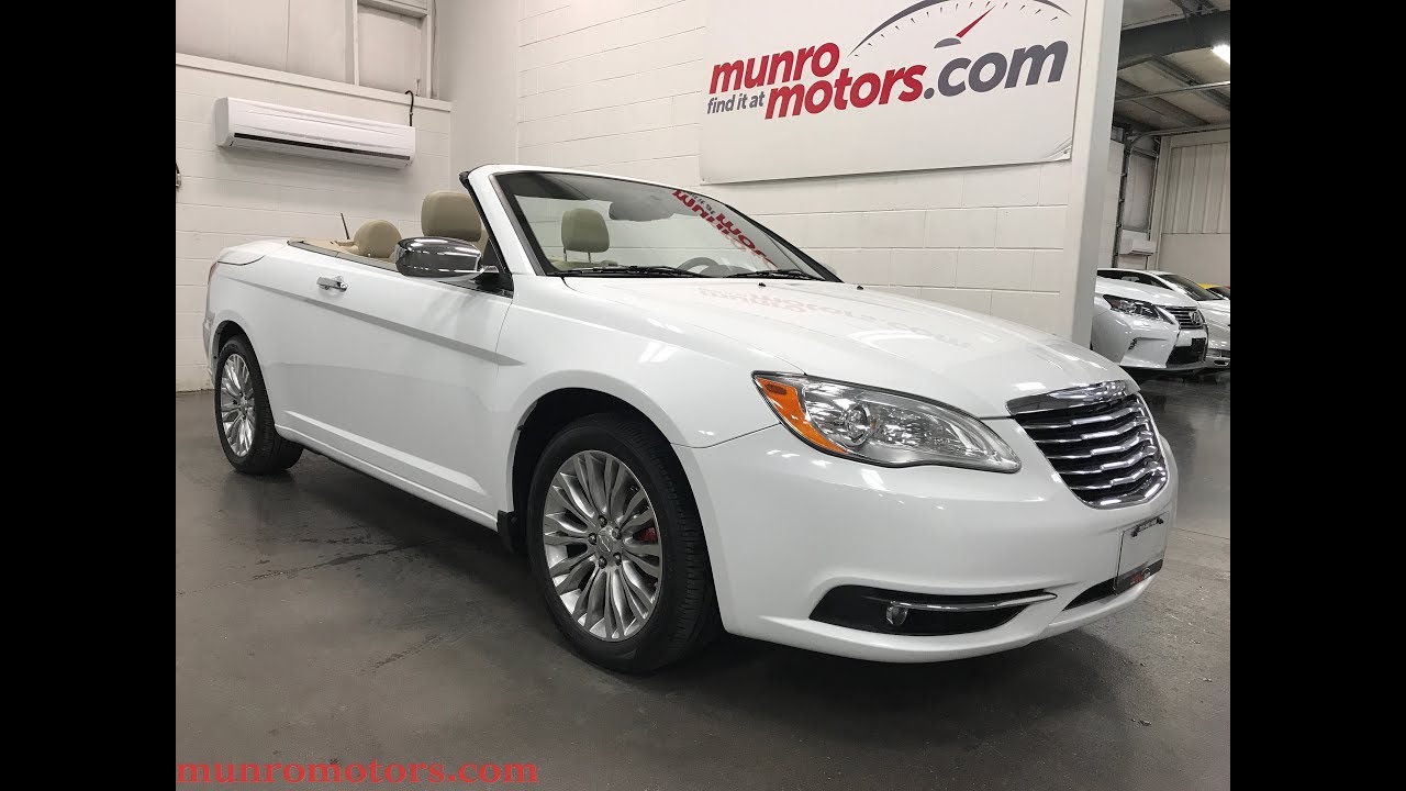 2011 Chrysler 200 Limited  SOLD SOLD SOLD Hard Top Convertible 3.6 V6 Munro Motors