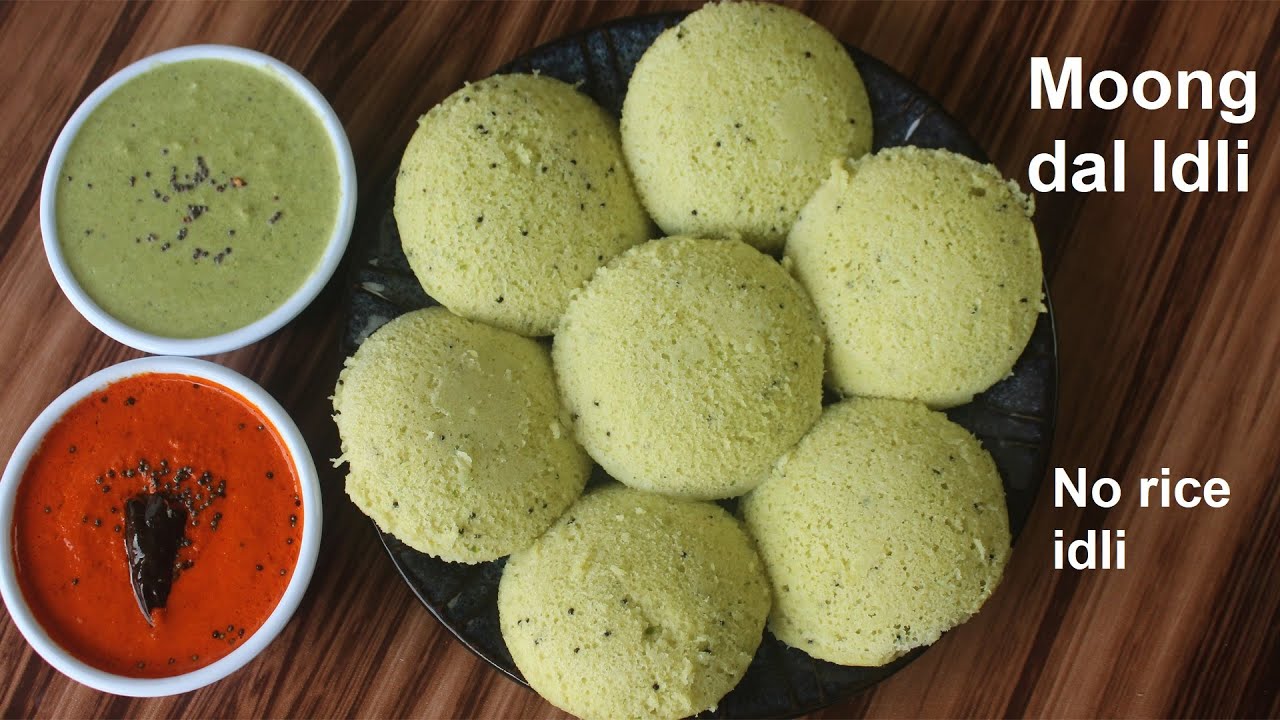 Moong dal idli | No rice No curd no Fermentation idli | Healthy breakfast recipe