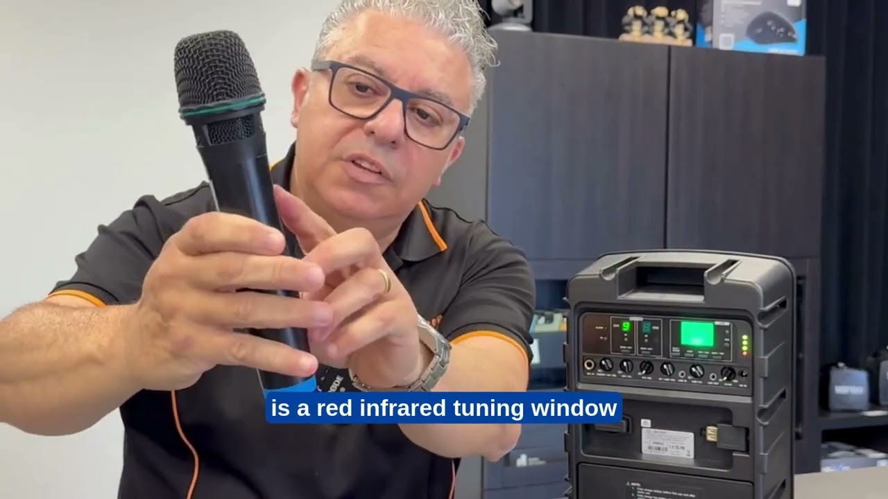 Tune your Microphone into your Mipro Portable PA