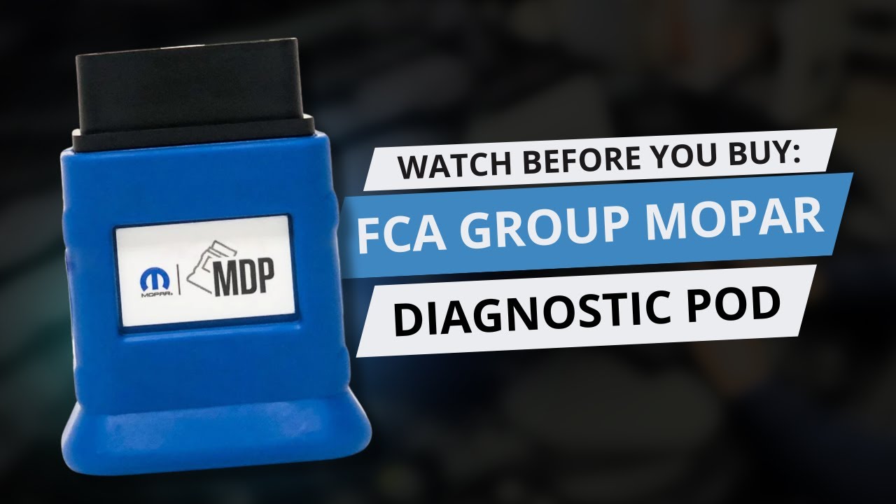 Tool Overview: FCA Group Mopar Diagnostic Pod