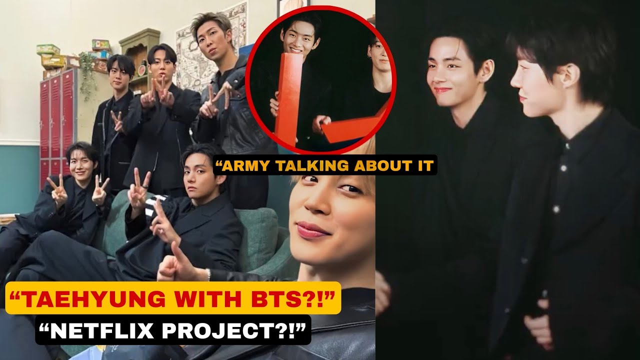 🔴Тэхён замечен с участниками BTS на съемках Netflix… Фанаты BTS не могут перестать говорить об эт...