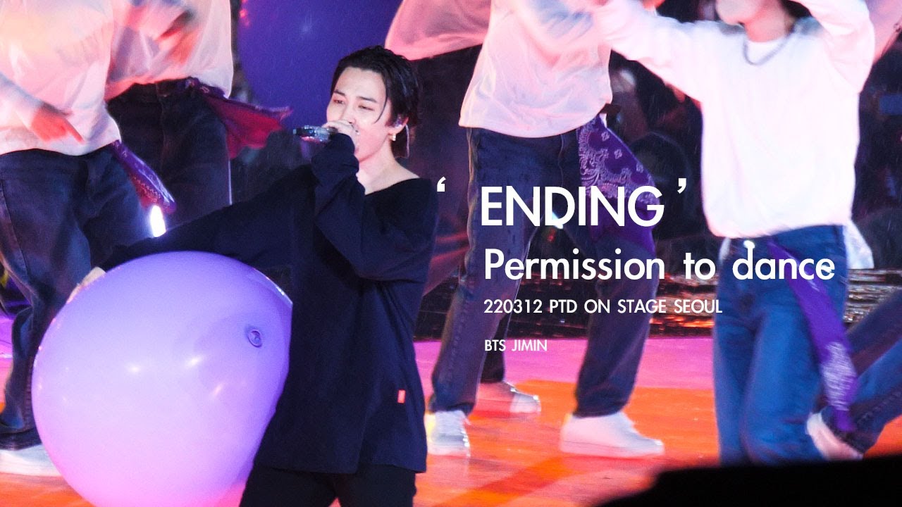 220312 PTD in SEOUL 방탄소년단 BTS JIMIN 지민 ENDING 4K