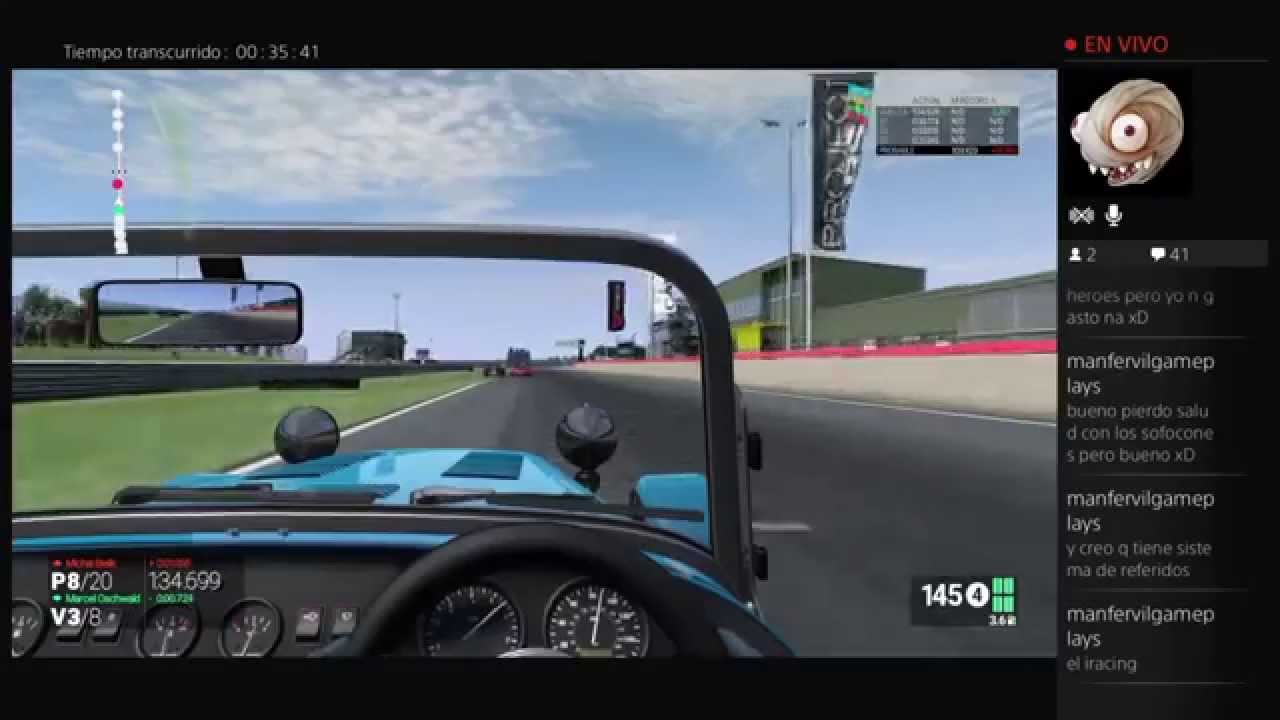 PS4 project cars directo con manfervil al chat
