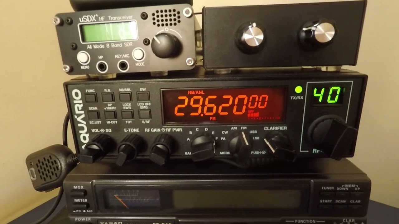 Como acessar repetidoras de radioamadores na banda de 10 m, utilizando o Aquario RP80.