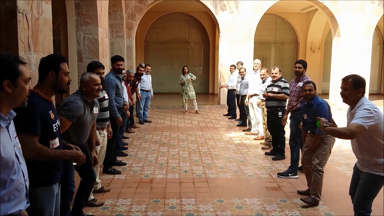 Practice Makes a Man Perfect-Shireen Naqvi Giving a Lesson through Training Activity