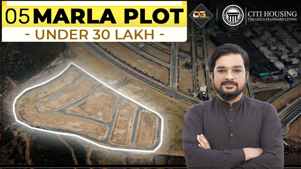 Most Affordable 5 Marla On-Ground Plot in Citi Housing Jhelum Under 30 Lakh