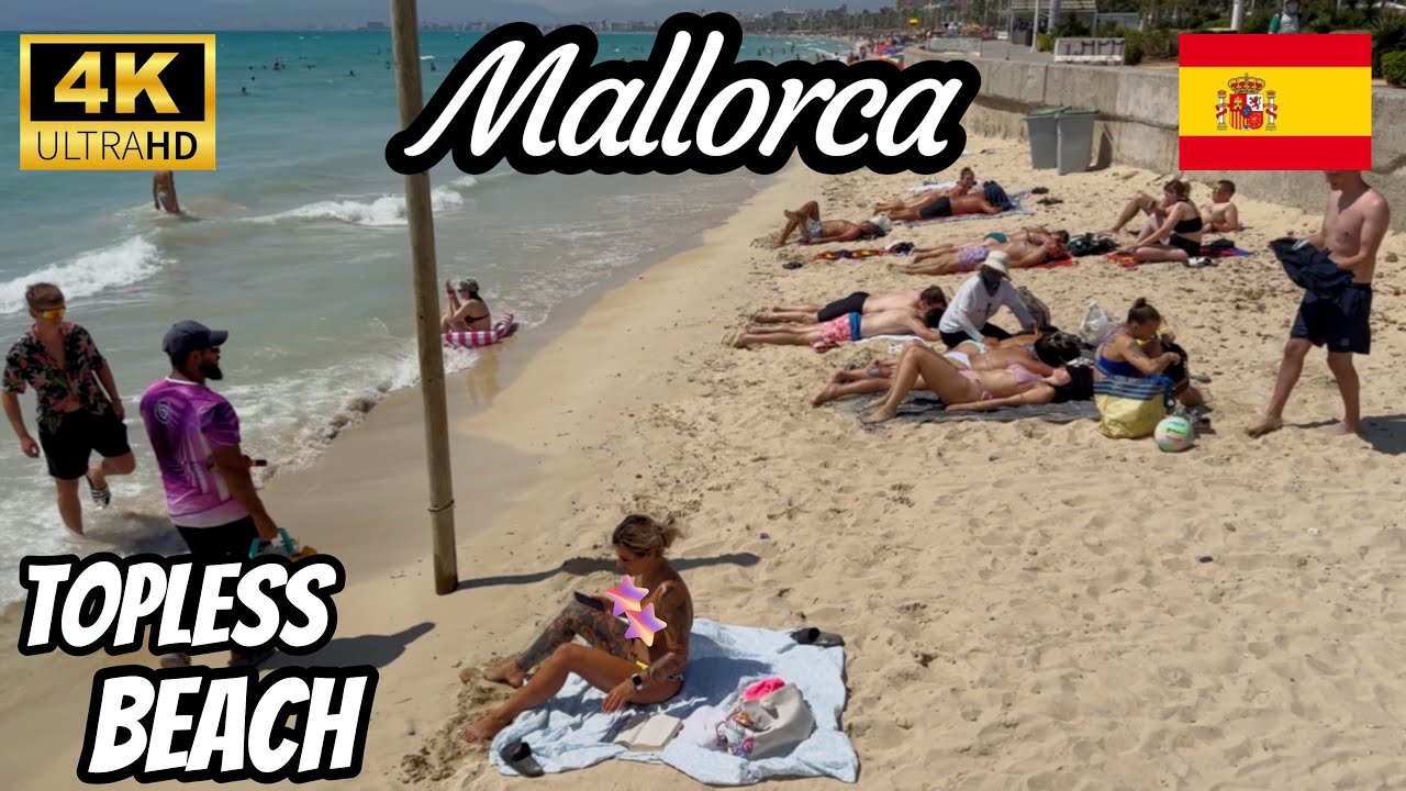 🇪🇸PLAYA DE PALMA | MALLORCA SUMMER | SPAIN 2025 | BEACH WALK | [FULL TOUR] 4K60fps