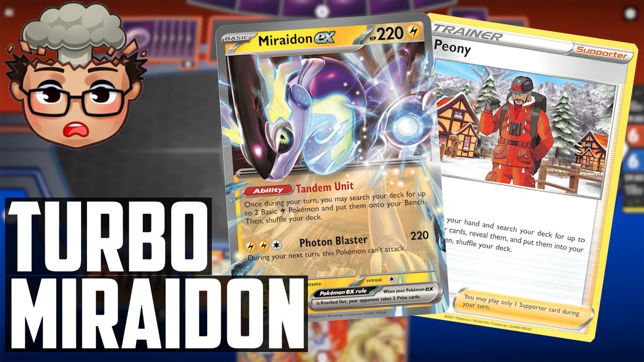 TURBO MIRAIDON EX DESTROYS DECKS QUICKLY! - (Pokemon TCG Deck List + Matches)