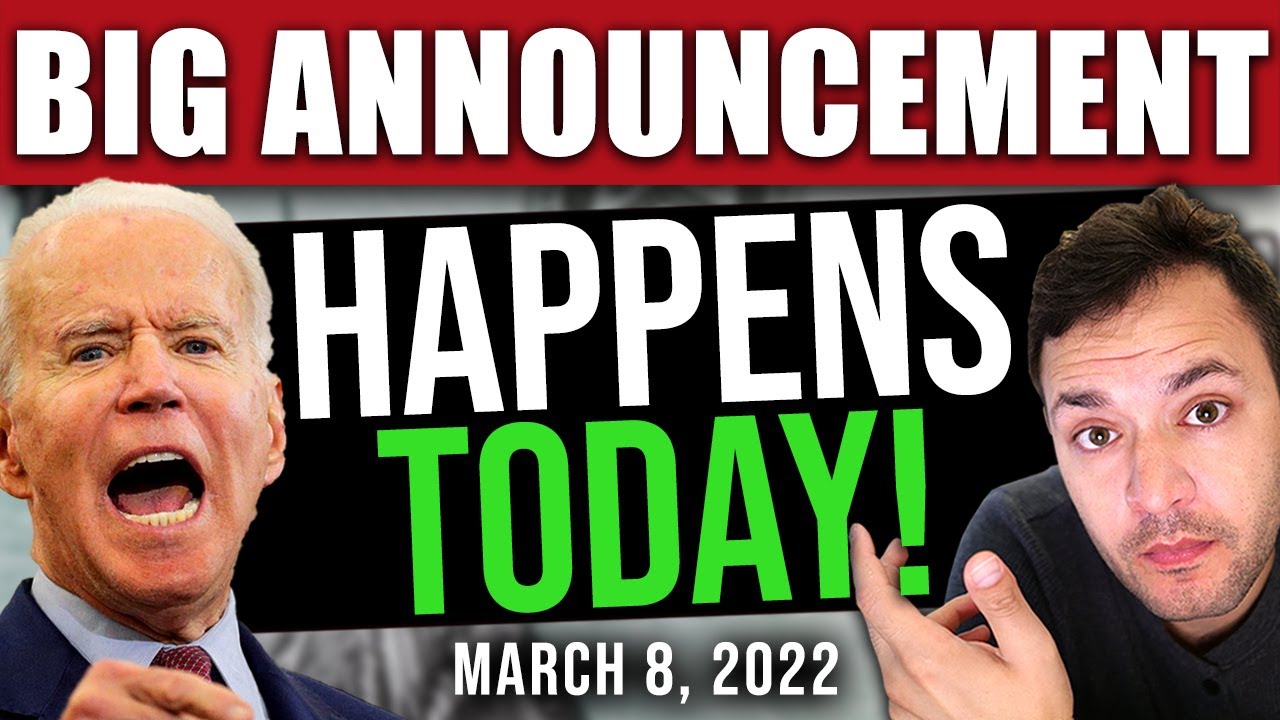 (MAJOR ANNOUNCEMENT TODAY!) STIMULUS CHECK UPDATE, BREAKING NEWS & BUILD BACK BETTER 03/08/2022