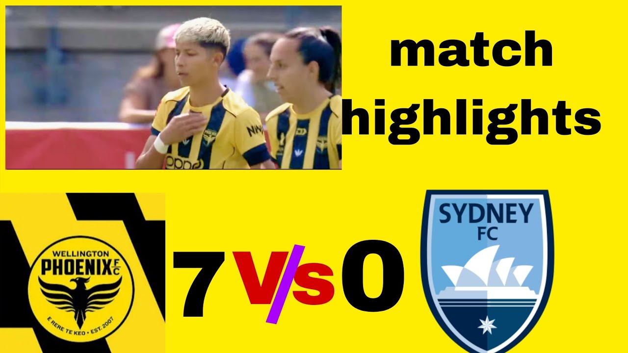 A-lauge match wellington phoenix fc Vs Sydney FC match highlights 