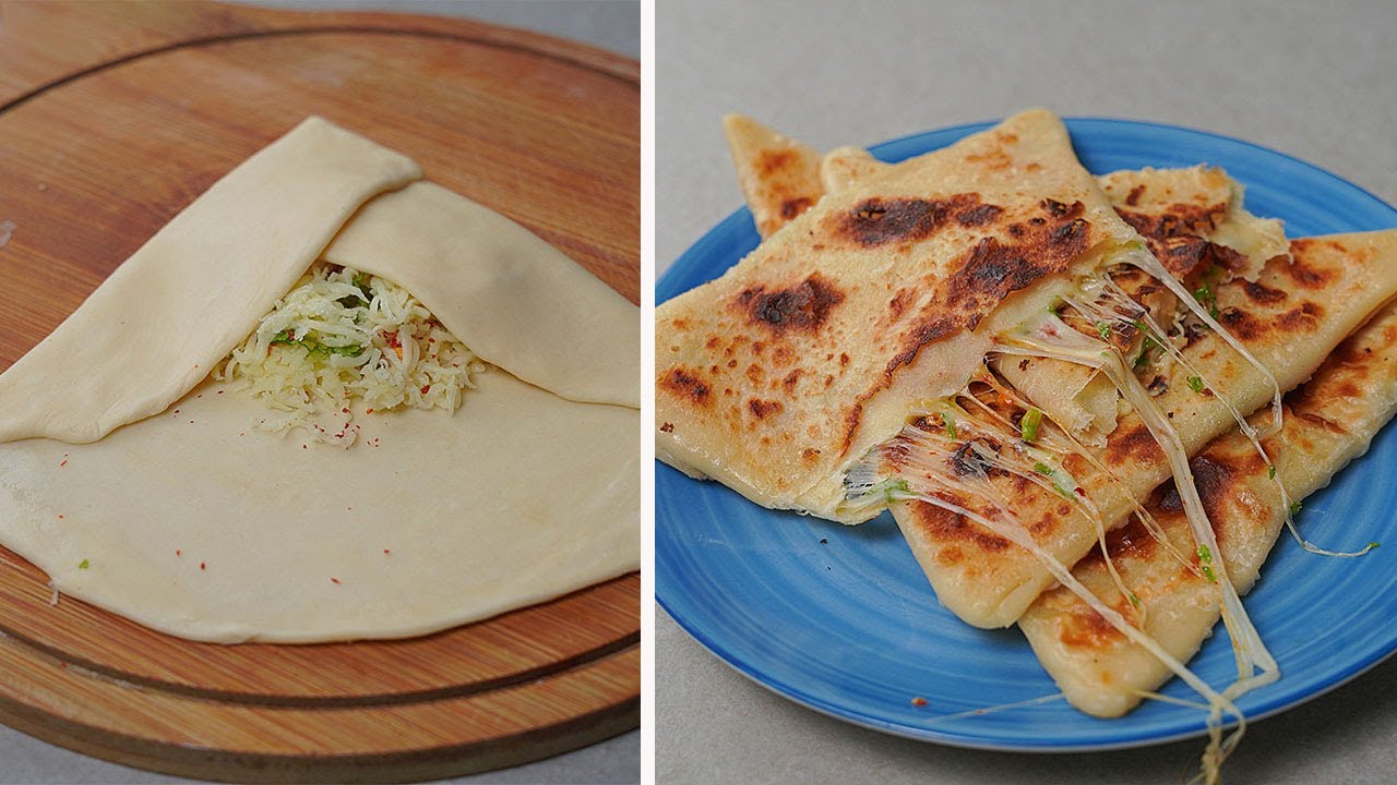 Chili Cheese Paratha | Triangle Cheese Paratha Recipe | Yummy