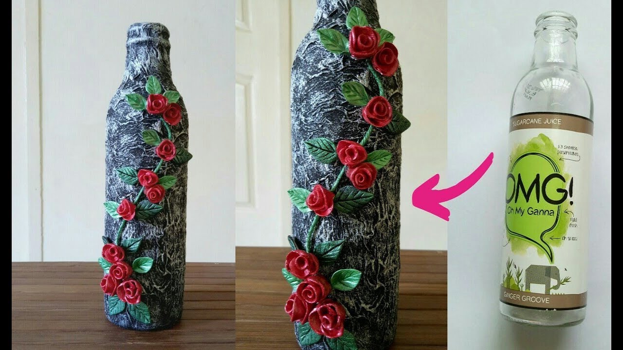 പഴയ കുപ്പി കളയാൻ വരട്ടെ / Bottle Art malayalam / Best Out of Waste/ Reuse plastic bottles