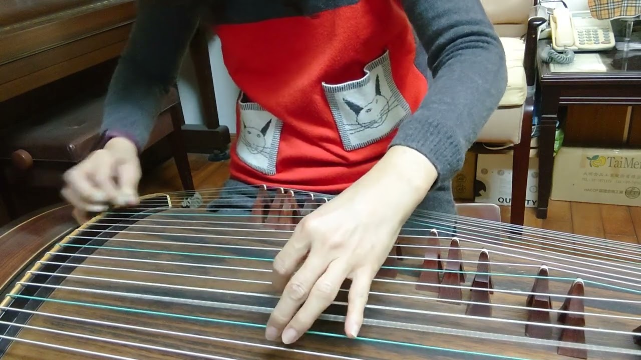 《小河淌水》～Guzheng Zither 古箏 고쟁