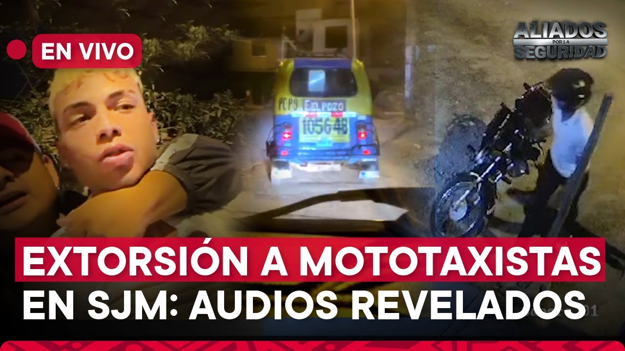 Cae terror de mototaxistas en SJM I Aliados por la Seguridad de TVPeru Noticias EN VIVO